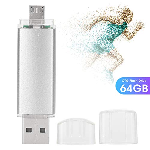 Cuifati U-Festplatte, 2-in-1-USB 2.0-Flash-Laufwerk OTG-Speicherstick Micro-USB-Daumencomputerzubehör… – Bild 3