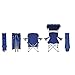 Oversize Folding Camping Chair Heavy Duty With Canopy, Sun Shade, UV, Cup Drink Holder, Portable Ergonomic Fishing Patio Backyard Beach Picnic Lawn Rest Sport Event Light Breathable Comfort Seat Wave