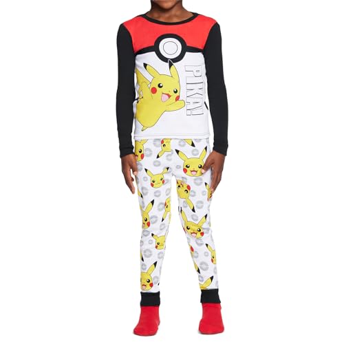 Pokémon boys 6-piece Snug-fit Cotton Pajama Set, Soft & Cute for Kids