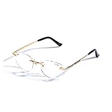 CAOXN Progressive Reading Glasses Men Women Rimless
