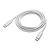 Cable Matters [USB-IF Certified 100W USB C to USBC Charging Cable 6.6ft / 2m, USBC Charger Cable (No Video Support), White