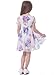 Bonny Billy Girls Short Sleeve Pleated Chiffon Floral Dress