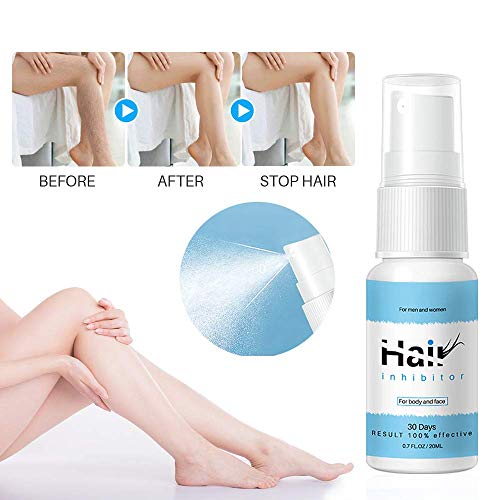 Ownest Hair Growth Inhibitor, Hair Removal Spray, Inhibiting and Reducing to Stop Hair Growth, For Arm/Underarm/Legs/Mild Ingredient Non-Irritating Permanent Depilatories Product