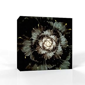 Canvas Wall Art Flowery Flowers Pictures Home Wall Decorations for Bedroom Living Room Paintings Canvas Prints Framed - 12x12 inches