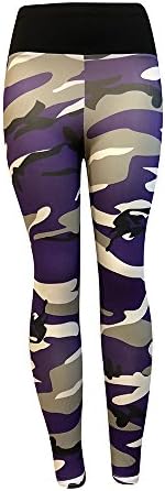 Pants for Women Casual Fashion Workout Leggings Fitness Sports Gym Running Yoga Athletic Pants Long Camo Trousers