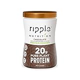 Ripple Vegan Protein Powder, Chocolate | 20g Clean