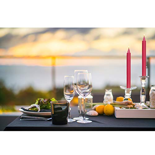 image for CandleNScent Formal Dinner Taper Candles, Candle Sticks, Dripless Cand