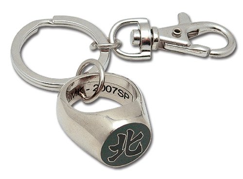 Naruto Shippuden Kakuzu Akatsuki Ring Metal Keychain