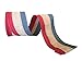Rustic Patriotic Burlap Striped Ribbon - 2 1/2