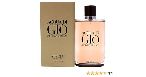 Giorgio Armani Acqua Di Gio Absolu Men EDP Spray 6.7 oz : Beauty \u0026 Personal  Care - Amazon.com