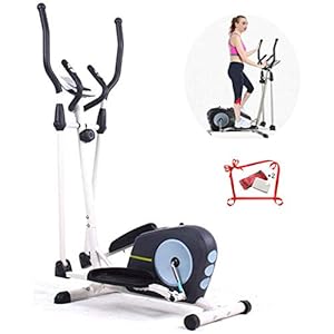 QLGRXWL Elliptical Cross Trainer Elliptical Machine Cross Trainer 2 In 1 Exercise Bike Cardio Fitness Home Gym Equipmen