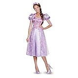 Disguise Women's Rapunzel Deluxe Adult Costume, Purple, Large