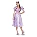 Disguise Women's Rapunzel Deluxe Adult Costume, Purple, Medium