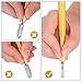 Adevena 5mm-15mm Metal Handle Pencil Style Oil Feed Tungsten Carbide Tip Glass Cutter Cutting Tools, Mosaic/Tiles/Stained Glass Cutting Tool(Gold)