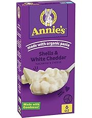 Annie's Shells and White Cheddar Macaroni and Cheese, 6 oz (Pack of 12)