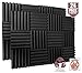 24 Pack Acoustic Foam Panels 2" X 12" X 12" Fireproof - SGS Certified - Soundproofing Studio Foam Wedge Tiles - Top Quality - Ideal for Home & Studio Sound Insulation High Density 1,57 pound/CBF primary