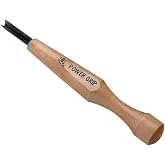 Akira Miki Power Grip Chisel, Triangle, 0.2 inch (4.5 mm)