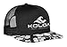 Koloa Surf(tm) Mesh Back Trucker Hat Hawaiian Bill Hat-White Logo