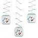 Big Dot of Happiness Mr. Foxy Fox - Baby Shower or Birthday Party Hanging Decorations - 6 Count