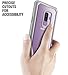 Poetic Galaxy S9 Plus Case, Guardian [Scratch Resistant Back] [360 Degree Protection] Full-Body Rugged Clear Hybrid Bumper Case with Built-in-Screen Protector for Samsung Galaxy S9 Plus Pink