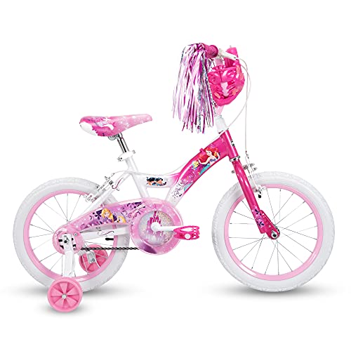 Huffy Disney Princess Kid Bike, Quick Connect Assembly, 12 & 16 inch