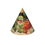 Creative Converting Dino Blast 8 Count Child Party Hats