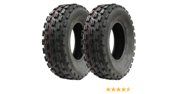 Par de neumáticos Slasher Quad, 21x7-10 Wanda Raza neumático E Marcado neumáticos 21 7 10
