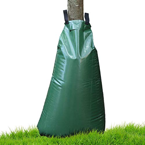 GardenHOME 15 Gallon (57L) Tree Watering Bag - Durable UV Proof material, slow water release system for over 8 hours, 30% money and water savings