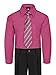 Boy's Dress Shirt & Tie - Fuchsia 4T