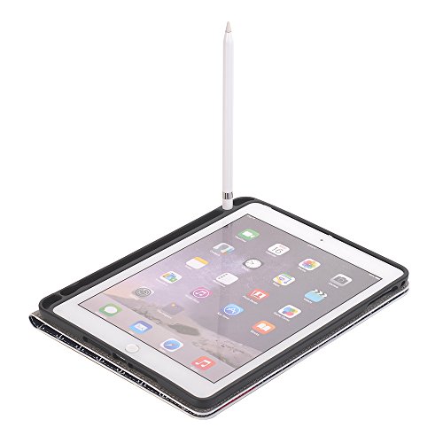 Sammid iPad Air Cute Case,Premium PU Leather Flip Folio Stand Case with Pen Holder Slot,for iPad Air/Air 2/2017/2018 New iPad - Thumbnail 2