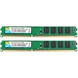 DUOMEIQI 8GB Kit (2 X 4GB) DDR3 1600MHz UDIMM 2RX8 PC3-12800 240pin CL11 1.5v Unbuffered Non-ECC Dual Channel Desktop Memory RAM Module for Intel AMD System