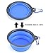 EDOTFISH Silicone Collapsible Dog Bowl Travel Portable Dog Bowl(12oz) Portable Foldable and Expandable Travel Bowl/Pet Food Bowl/Cat Water Bowl
