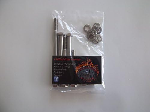 Chilled Iron Garage Compatible with Ford 289 302 SBF Stainless Steel Water Pump Bolt Kit