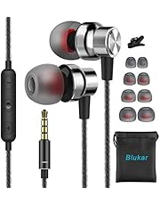 Wired Earbuds, Blukar in-Ear Headphones Earphones with High Sensitivity Microphone & Volume Control, High Definition, Stereo Sound for iPhone, Galaxy, iPod, iPad, etc.