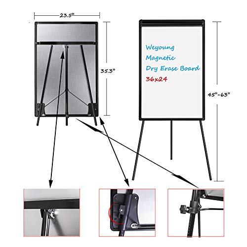4 Easel+White+Board+Whiteboard+Adjustable