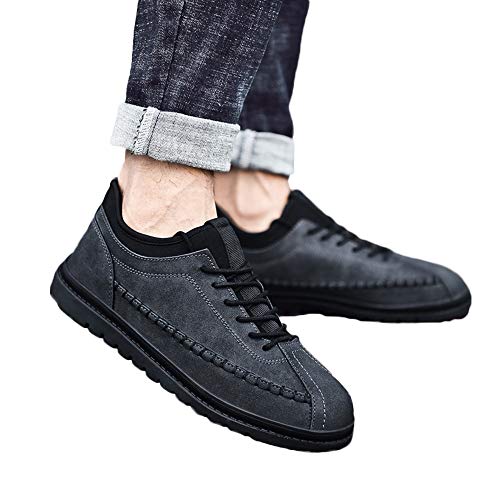 SMALLE ◕‿◕ Men's Shoe,Vintage Popular Flat Fashion Single Shoe Casual Thick Sport Shoes-Suitable for All Styles Black - Thumbnail 7