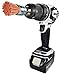 Makita D-45680 Nylon Finishing Brush 24mm Shank 6mm Grit 80 Thickness 1.4mm, Black