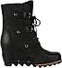 Sorel Women's Joan of Arctic Wedge Booties (7.5 B(M) US, Black/Quarry)