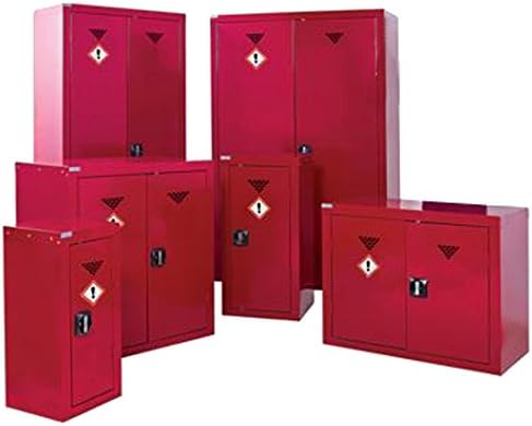Action Handling Cp909046zrxx Pesticide And Agrochemical Storage Cabinet 1 Shelf 900 Mm H X 900 Mm W X 460 Mm L Red Amazon Co Uk Business Industry Science