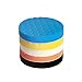 Fontic Deals Pad Buffing Foam Sponge Buffing Polishing Pad Kit Set for Car Polisher Sanding Polishing Buffing,Multi-ColorX5 PCS 7Inch