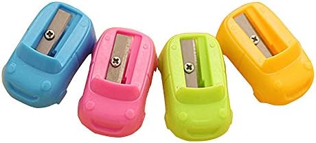 20 Pcs Bulk Stylish Cute Car Modeling Handheld Pencil Sharpener For Kids, Manual School Stationery Gift