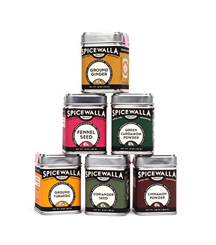 Spicewalla For The Health of It Spice Collection 6 Pack | Turmeric, Fennel Seed, Green Cardamom Powder, Ginger Powder, Coriander Seed, Cinnamon | Health-Focused Spices - Thumbnail 7