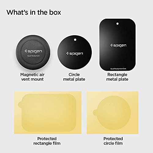 Spigen Quad Air Vent Car Mount Matte Finish Phone Cradle