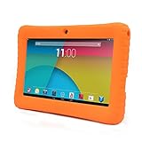 TabSuit® Soft Silicone Gel Rubber Case Cover for 7'' Dragon Touch Y88X/Y88, KingPad K70, NeuTab N7/ N7 Pro and more 7 inch tablets (Orange)