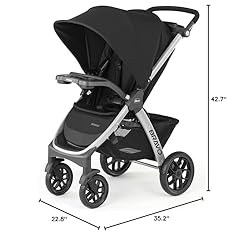 Chicco Bravo Quick-Fold Stroller - Black | Black