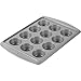 Wilton Ever-Glide Muffin Pan, Enjoy Warm Home-Made Muffins Right Out of Your Oven, Great for Cupcakes, Roasted Veggies, Shredded Potato Egg Cups and More, 12 Cup