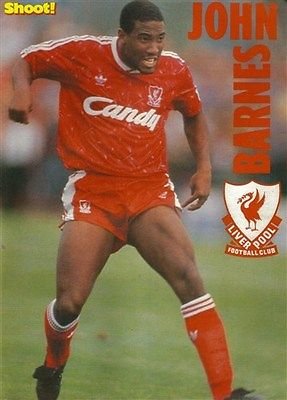 Shoot Football Magazine Liverpool John Barnes Lfc Candy Home Kit