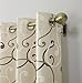 Sun Zero Brice Scroll Print Thermal Insulated Energy Efficient Grommet Curtain Panel, 40