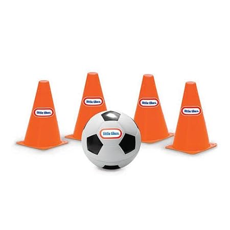 little tikes soft soccer cone set