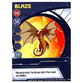 Amazon.com: Bakugan Special Ability Card - BLAZE: Toys & Games